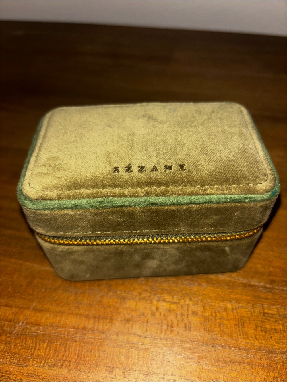 Sézane Velvet Jewelry Box